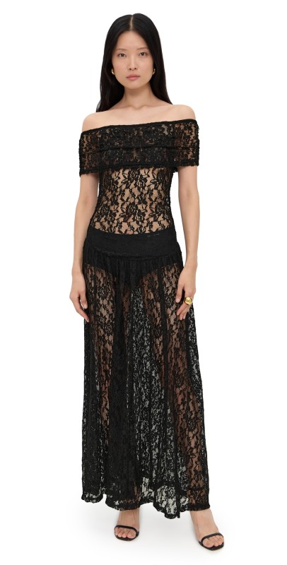 Lioness Field of Dreams Maxi Dress ONYX
