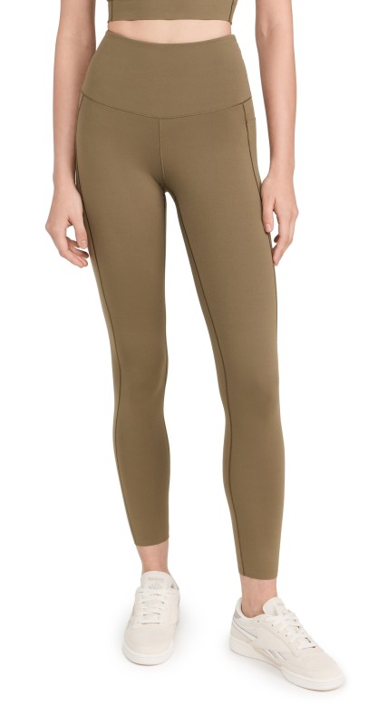 Rhone Revive 7/8 Pocket Leggings Brown Leaf
