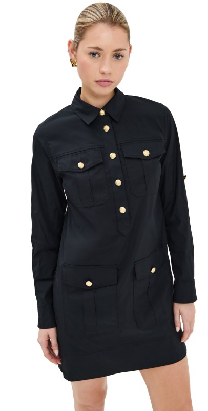 Veronica Beard Saude Dress Black