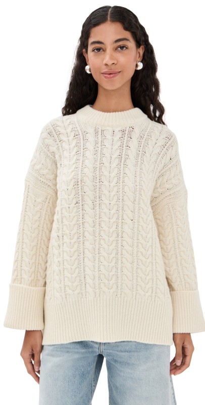 CO Oversized Crewneck Sweater Ivory