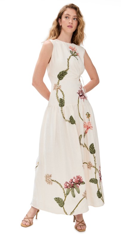 Agua by Agua Bendita Otono Orquidea Dress Multicolor