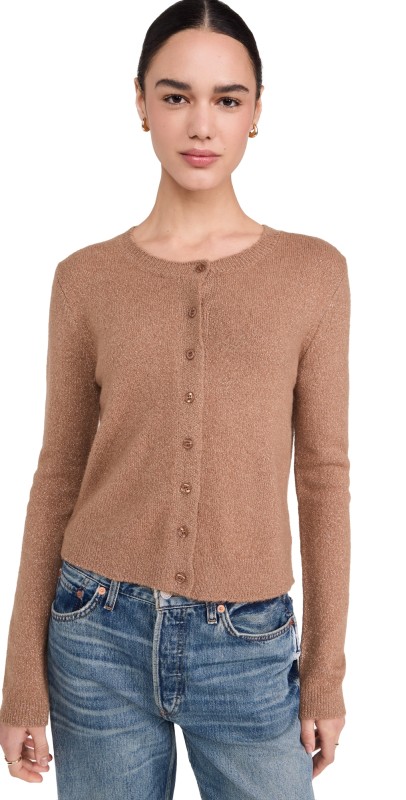 Z Supply Outlook Metallic Cardigan Campfire