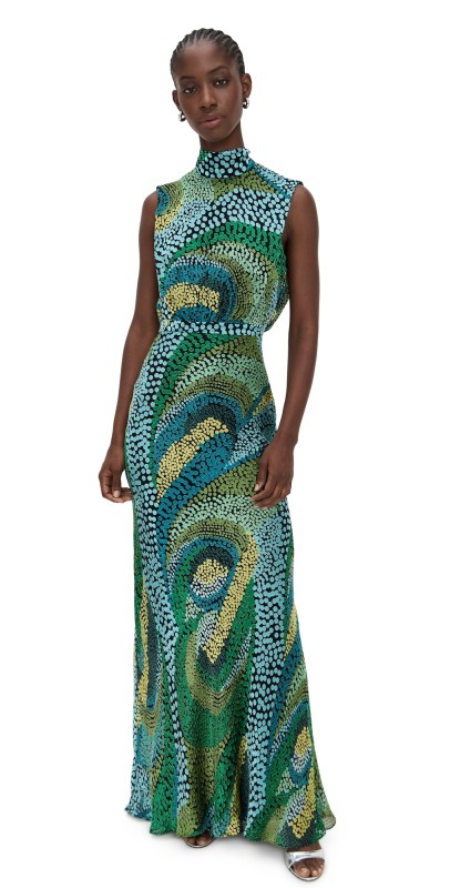 SALONI Fleur Dress Jungle