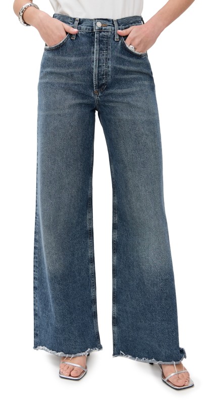 AGOLDE Dame Jeans: High Rise Wide Leg Control