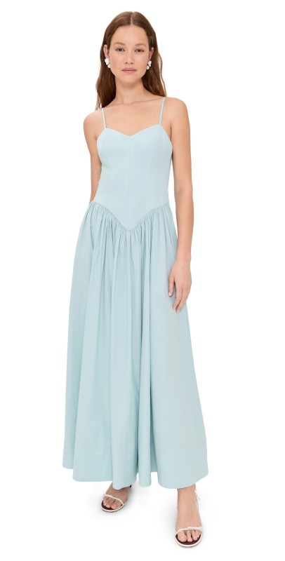 Hemant and Nandita Long Dress Light Blue
