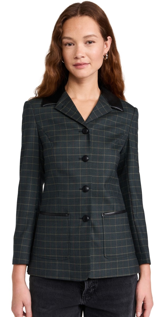 rag & bone Drew Wool Blazer Grnmltpld