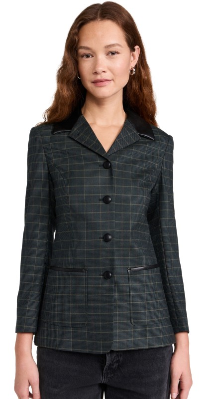 rag & bone Drew Wool Blazer Grnmltpld