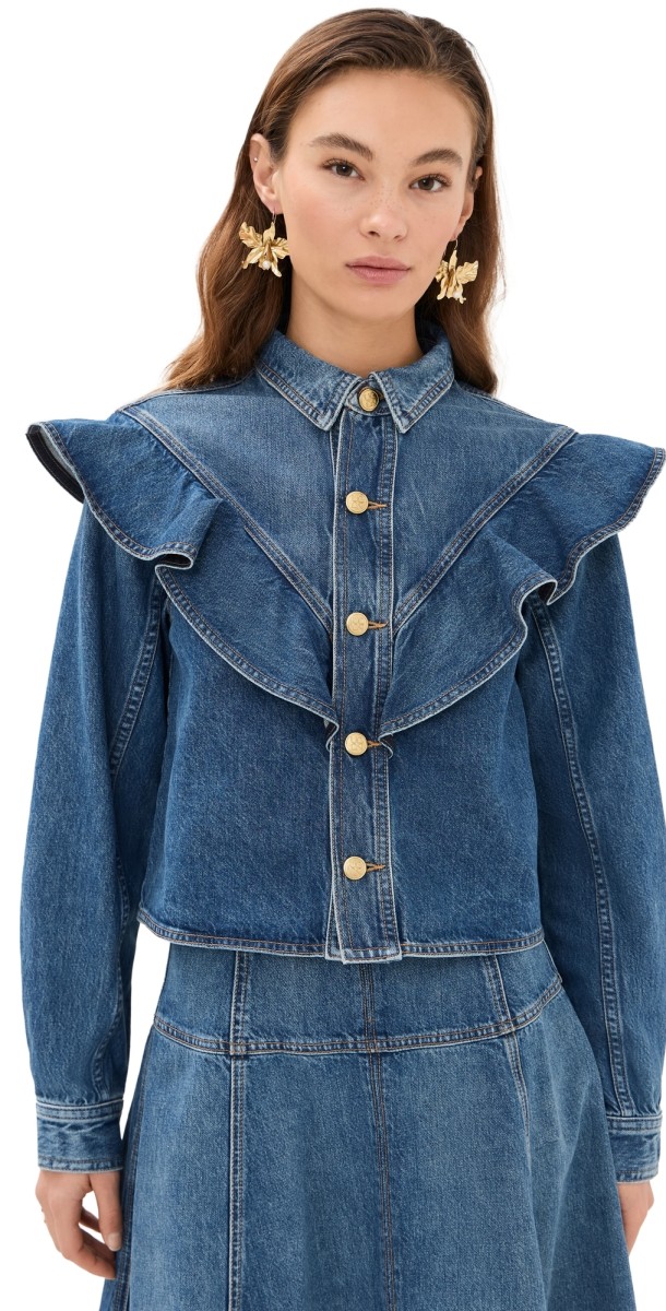 Ulla Johnson The Mathilde Shirt Danube