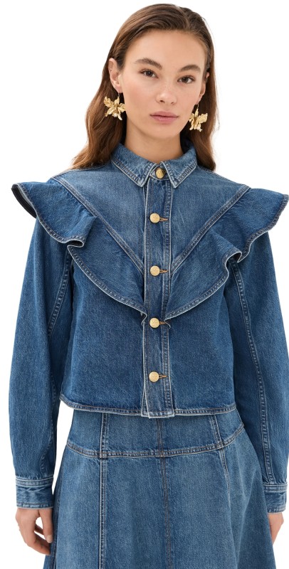 Ulla Johnson The Mathilde Shirt Danube