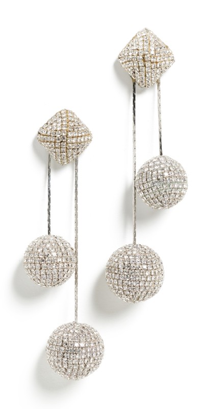Deepa Gurnani Deepa Gurnani Taryn Earrings Silver