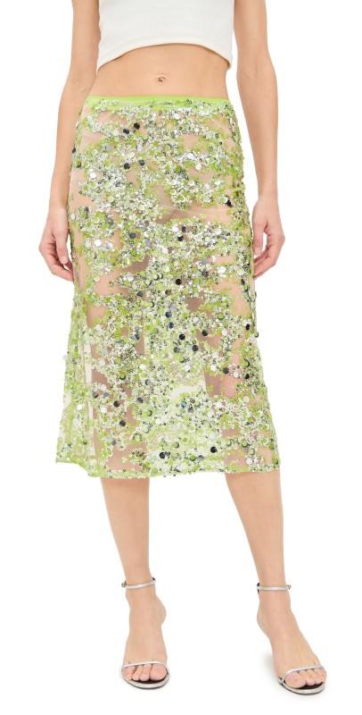BAUM UND PFERDGARTEN Shania Skirt Herbal Garden Sequins