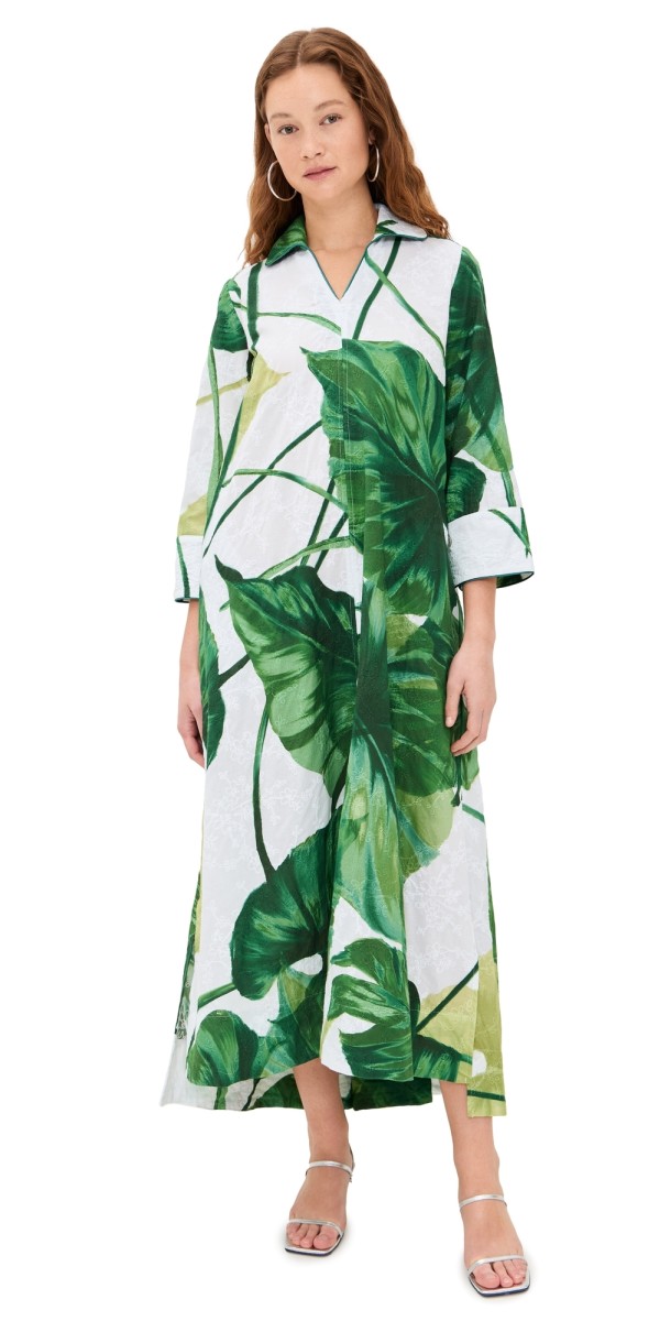 F. R.S For Restless Sleepers Dero Dress Forest/Green Leaves