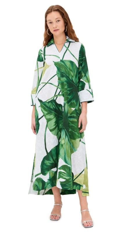 F. R.S For Restless Sleepers Dero Dress Forest/Green Leaves
