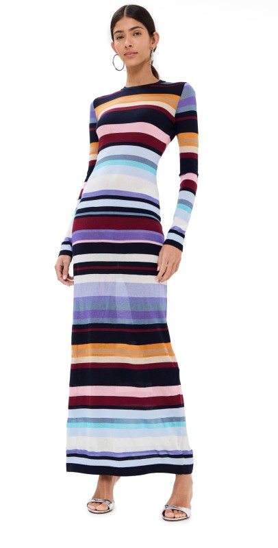 Missoni Long Dress Lilac, Pink, Light-Blue