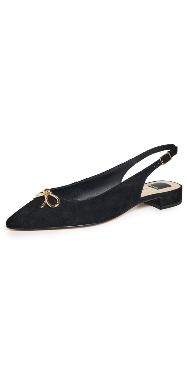 Dolce Vita Obella Flats Onyx Suede