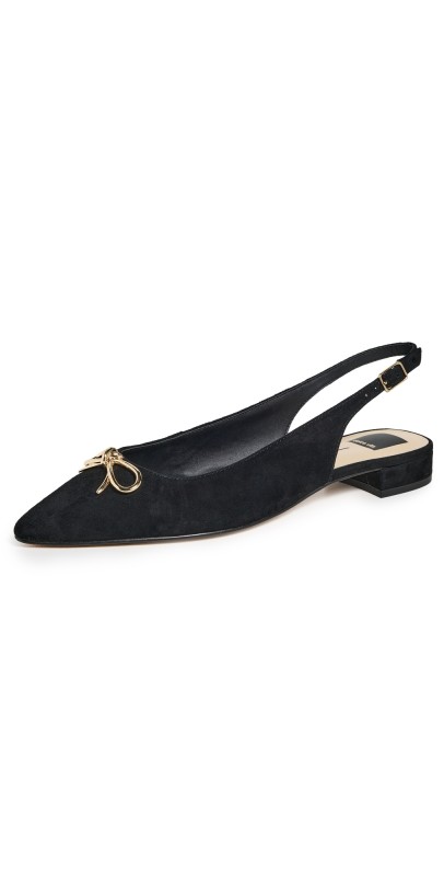 Dolce Vita Obella Flats Onyx Suede
