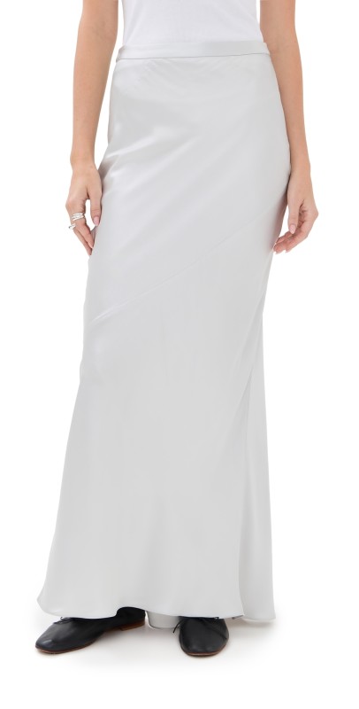 TWP My Endless Love Maxi Skirt Light Grey