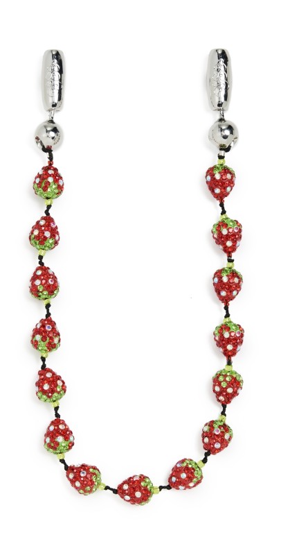 Ossa Strawberry Pave Wristlet Strawberry