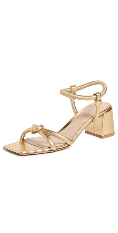 Gianvito Rossi Juno Nappa Silk Sandals Mekong