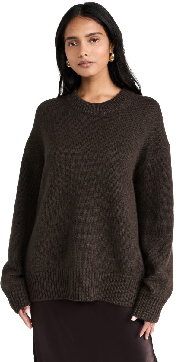LISA YANG Renske Cashmere Sweater Wood