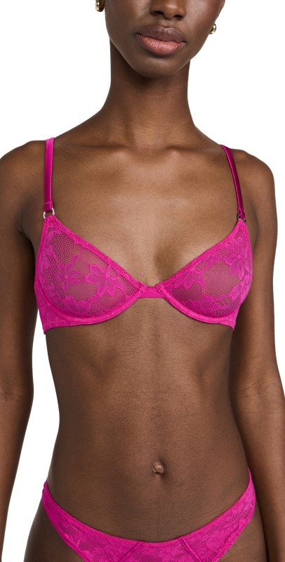 Fleur du Mal Le Stretch Lace Demi Bra Big Spender