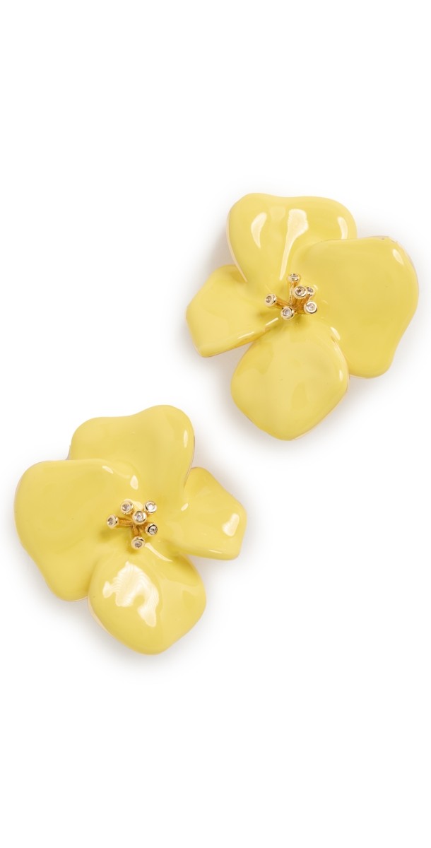 SHASHI Millefeuille Earrings Yellow