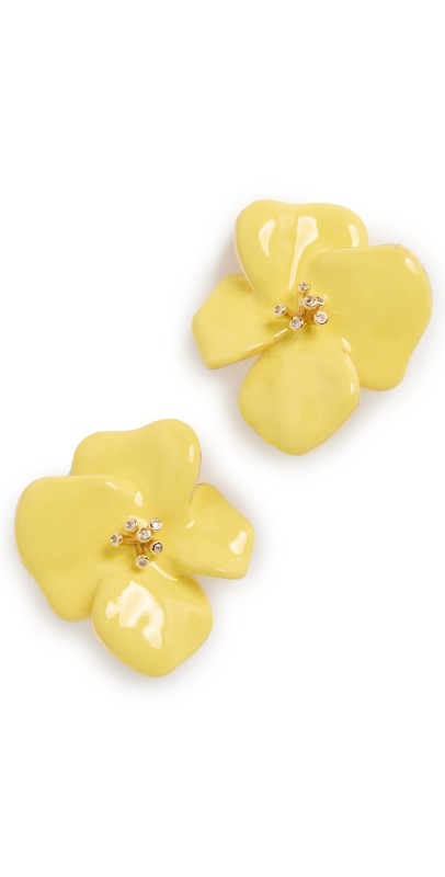 SHASHI Millefeuille Earrings Yellow