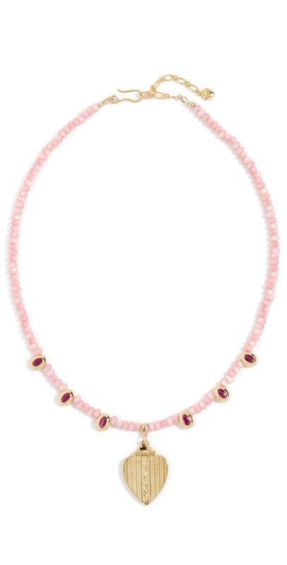 Brinker + Eliza Paulette Necklace Blush