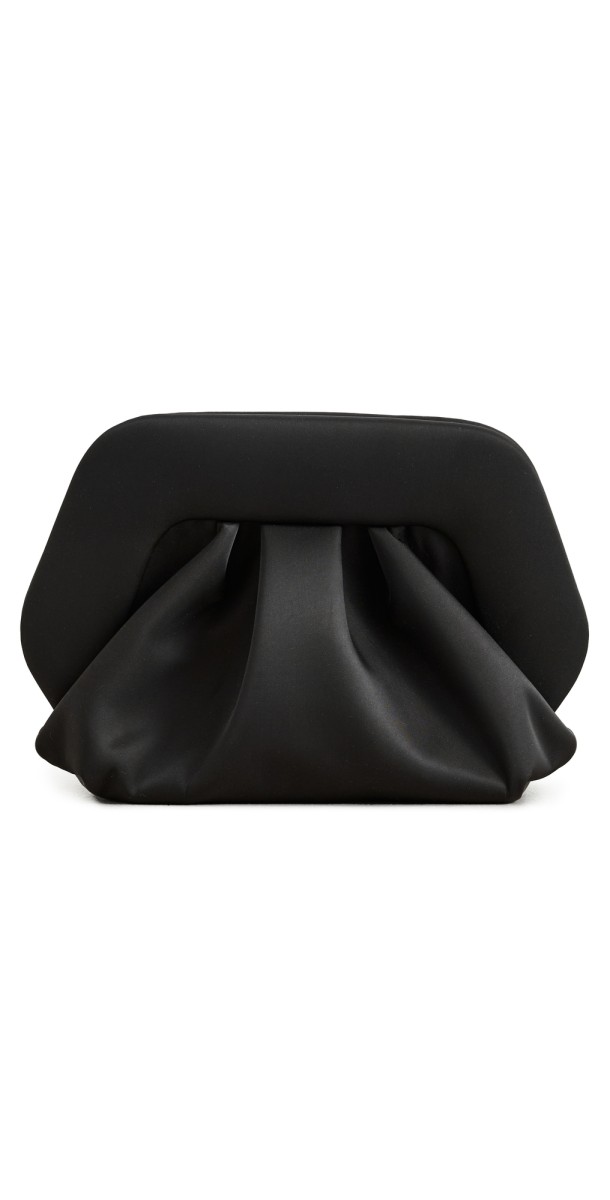 Themoire Gea Satin Bag Black