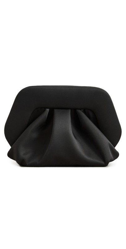 Themoire Gea Satin Bag Black