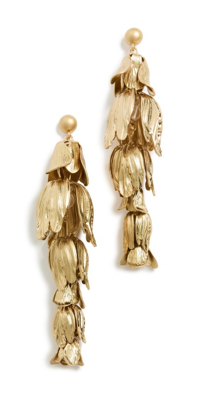 Cult Gaia Safira Earrings Antique Brass