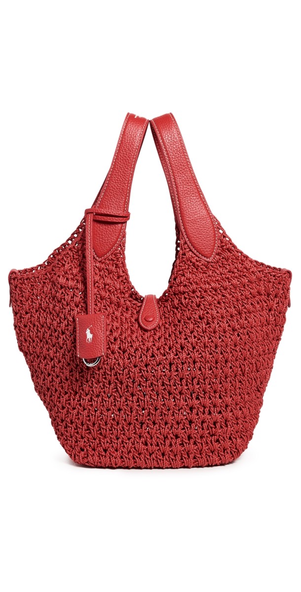 Polo Ralph Lauren Medium Tote Ruby