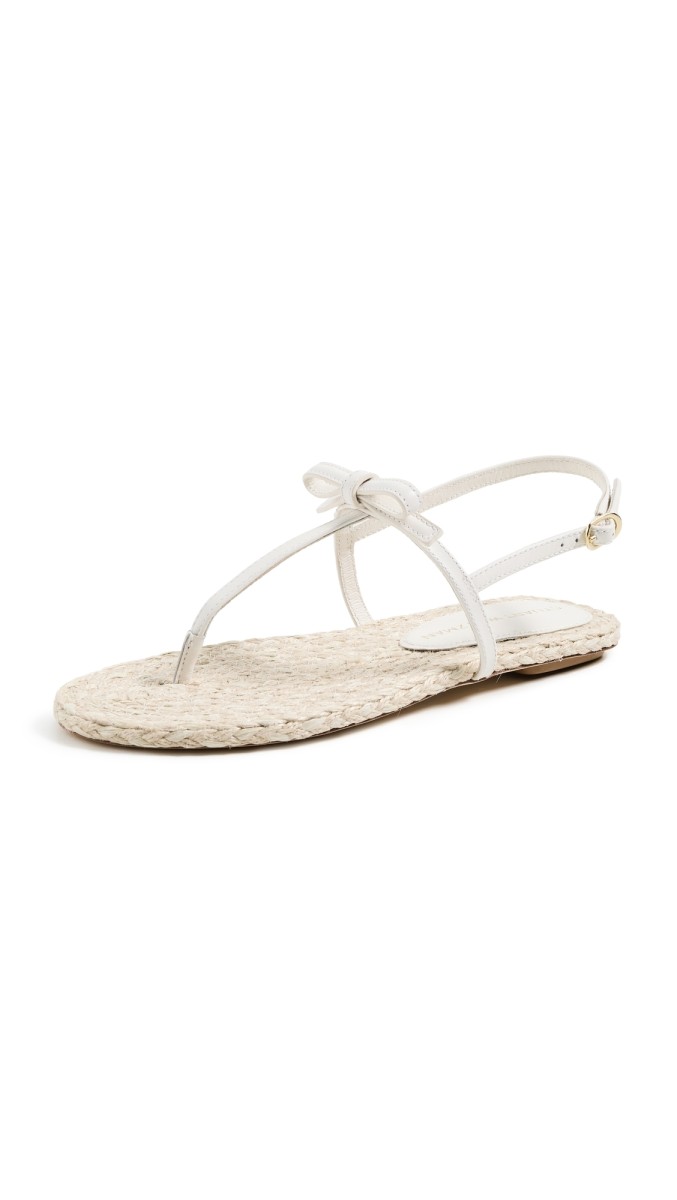 Stuart Weitzman Felicity Espadrille Sandals Cream/Natural