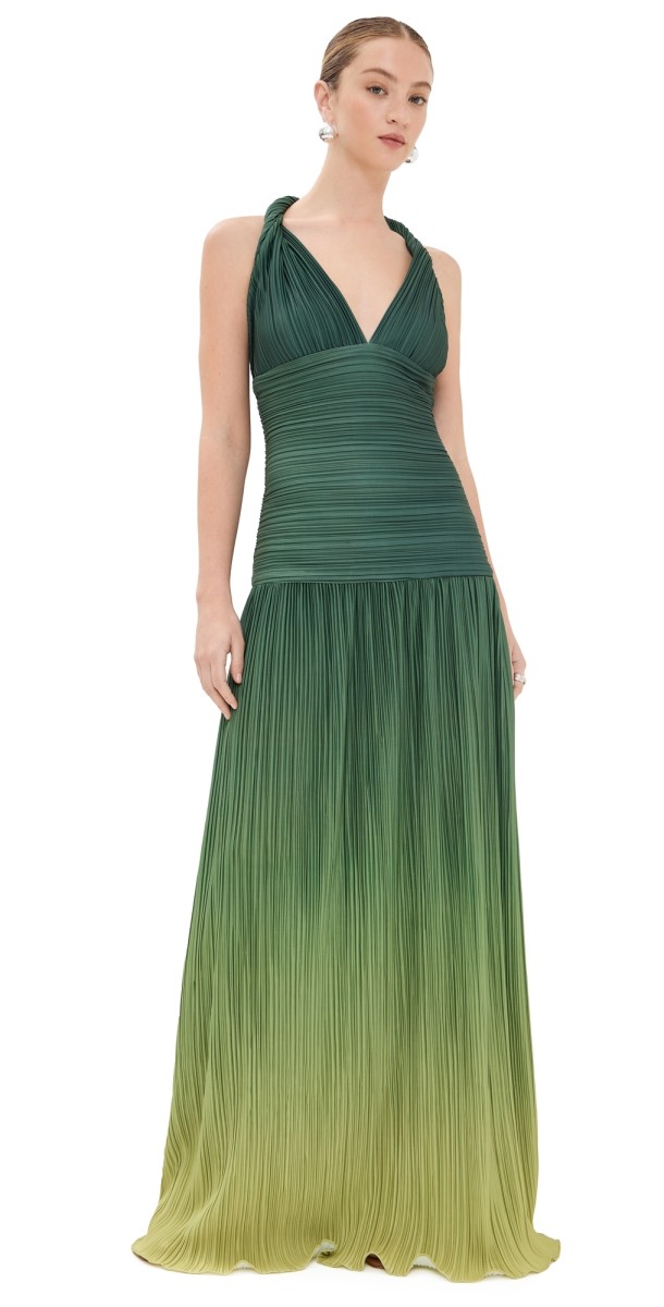Maylé Vásquez Eco Maxi Dress Lake Green
