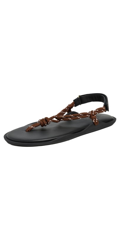 Flòwze Flo Rope Sandals Brown