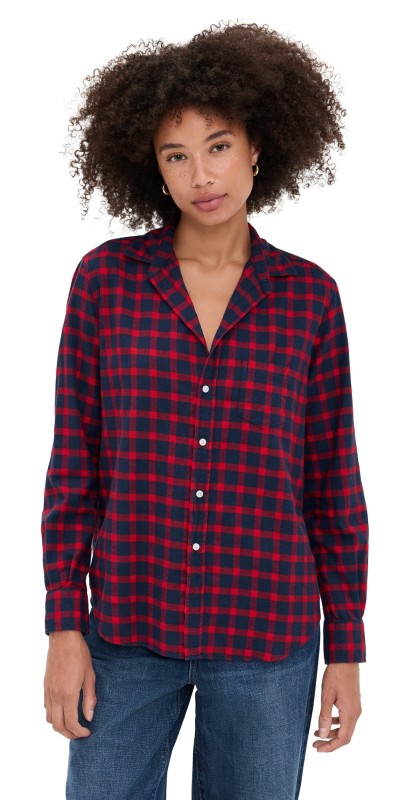 Frank & Eileen Relaxed Button-Up Flannel Shirt Rdbp