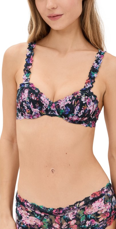 Hanky Panky Balconette Bra Dark Peonies