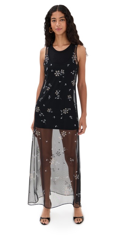 rabanne Robe Dress Black