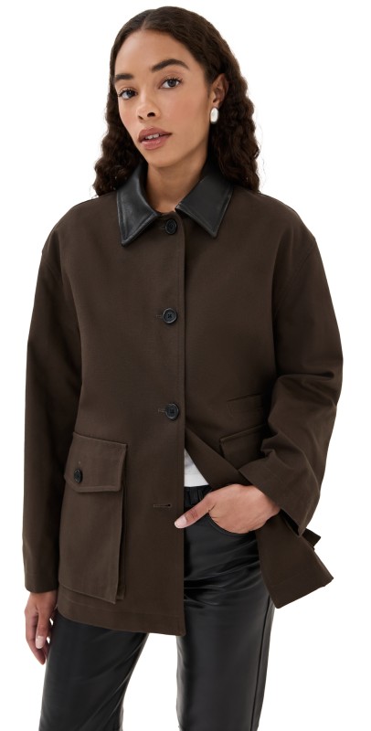 Nili Lotan Temperance Parka Brown
