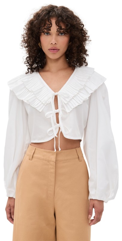 De Loreta Aurelia Blouse White