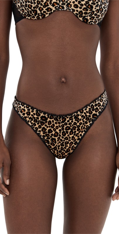 Only Hearts Vintage Thong Leopard