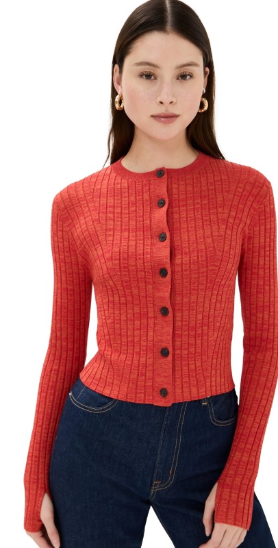 ALIGNE Michelle Cardigan Red