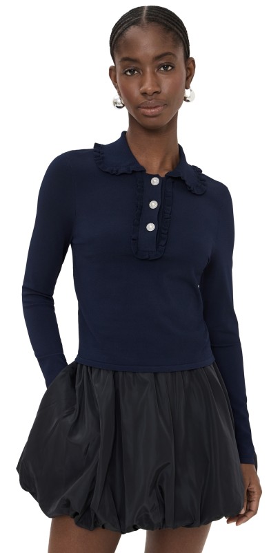 BAUM UND PFERDGARTEN Catarin Blouse Baritone Blue
