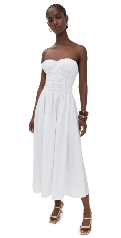 CAROLINE CONSTAS Ivette Dress White