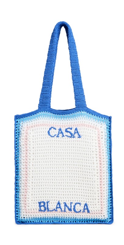 Casablanca Crochet Bag Blue Gradient