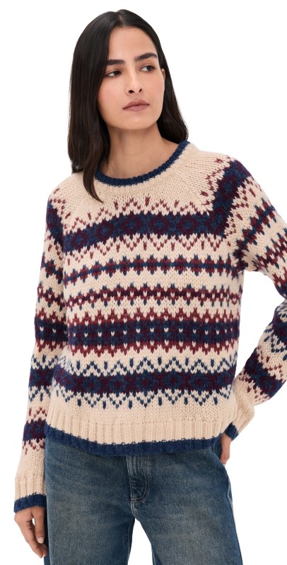Velvet Makena Alpaca Sweater Multi