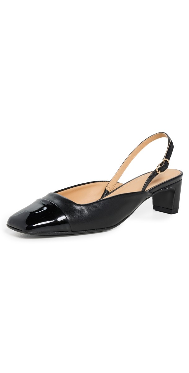 ALOHAS Lindy Bliss Mule Pumps Black