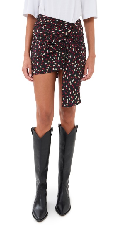 Isabel Marant Ovia Skirt Black/Red