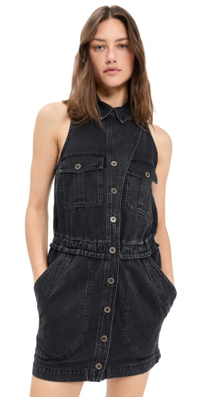 Isabel Marant Étoile Norrine Dress Vintage Black