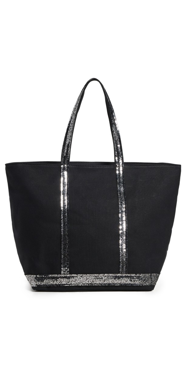 Vanessa Bruno Cabas Tote Noir/Glacier